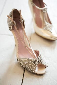 Vintage wedding shoes