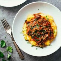 
                    
                        Crockpot Braised Beef Ragu Polenta Recipe
                    
                