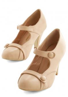 
                    
                        Wear Anywhere Heel in Creme | Mod Retro Vintage Heels | ModCloth.com
                    
                