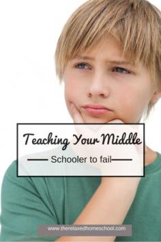 
                    
                        Teaching your middle schooler that failure is okay.
                    
                