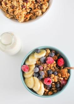 
                    
                        Coconut Walnut Sunflower Seed Paleo Granola | theroastedroot.net #glutenfree #sugarfree #healthy #breakfast #recipe Julia Mueller
                    
                