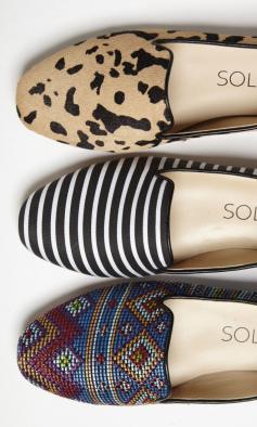 
                    
                        Slip-on printed flats in the beloved classic smoking slipper shape. An easy, everyday option.
                    
                