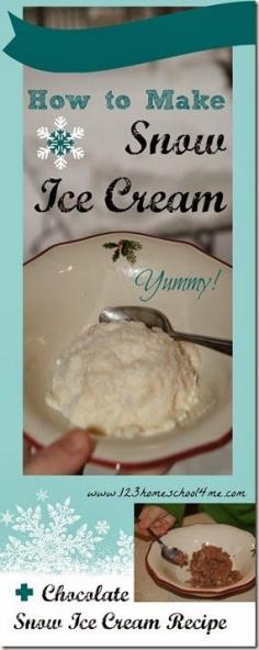 
                    
                        How to Make Snow Ice Cream - includes a simple snow ice cream recipe. This is such a FUN winter activity for kids of all ages. And the ice cream is super YUMMY!!
                    
                