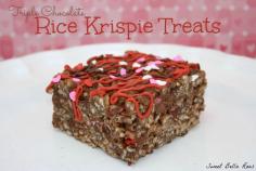 
                    
                        Triple Chocolate Rice Krispie Treats
                    
                