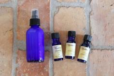 natural yoga mat cleaner with witch hazel and essential oils