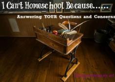 
                    
                        Answering YOUR I Can't Homeschool questions and concerns today. I'm not smart enough, my child needs to be the salt and light and many more questions answered!
                    
                