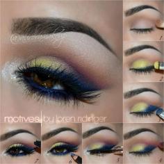 
                    
                        Smokey eye with bright colors pictorial by Aurora_Amor por el maquillaje using Motives Cosmetics
                    
                