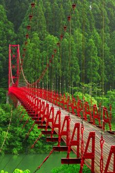 
                    
                        Red Bridge, Japan.
                    
                