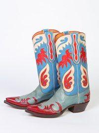 Hank Williams cowboy boots by Nudies of North Hollywood♥