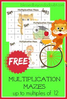 
                    
                        FREE multiplication math sheets that help reinforce skip counting!
                    
                