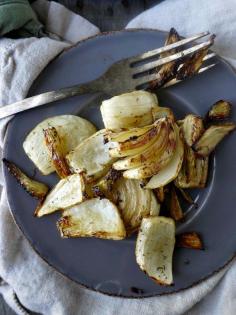 
                    
                        Balsamic and Thyme Roasted Fennel - a great side to start #eathealthy15!
                    
                