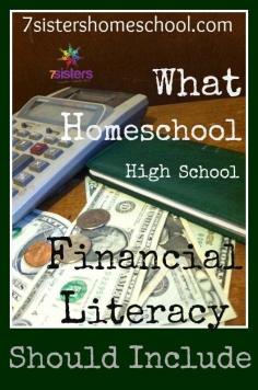 
                    
                        A truly unique, interactive, rich homeschool high school Financial Literacy curriculum from a Christian Perspective. $34.99 available starting Jan. 31, 2015 at 7sistershomeschoo...
                    
                