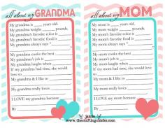 
                    
                        mothers day questionaire for moms and grandmas by The Crafting Chicks
                    
                