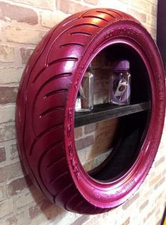 
                    
                        Bookcase wall tire recycling great for the garage
                    
                