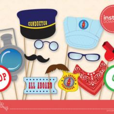 
                    
                        Printable Train Party Conductor Accessories (for Photo Booth)
                    
                