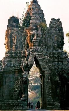
                    
                        The gate of Angkor Thom, Cambodia
                    
                