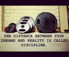 
                    
                        The distance between your dreams and reality is called discipline. #fitness #quotes #motivation
                    
                