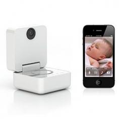 GENIUS idea! no baby in my future but it is really cool! Baby Monitor for iPhone/iPad/iPod. It works as a security camera also.