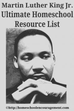 
                    
                        Martin Luther King Jr. Day: Ultimate #Homeschool Resource List from Homeschool Encouragement - Printables, Activities, Crafts, Books, Audios, Videos, and more!
                    
                