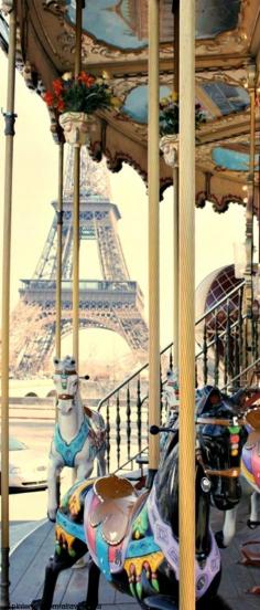 Eiffel Tower Merry-go-round #Carousel