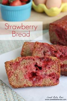 
                    
                        This Strawberry Bread is so moist and delicious! Definitely making this again this summer!
                    
                