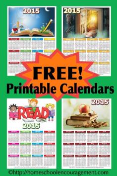 
                    
                        Pretty Reading Themed Free Calendar Printables for your 2015 Calendar. These year-at-a-glance calendars are perfect for your notebook or homeschool room! You can also print two-to-a-page and laminate for your purse.
                    
                