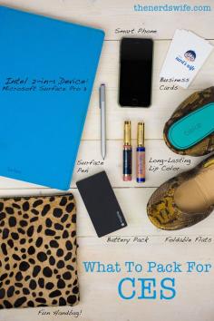 
                    
                        What to Pack for CES #Intel2in1
                    
                