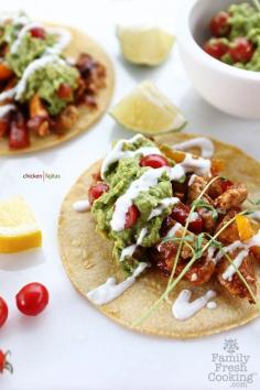 #MealDay Chicken Fajitas | FamilyFreshCooking.com