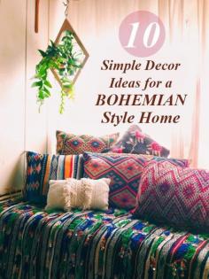 
                    
                        Here are 10 easy Boho decor ideas that you can incorporate into your home, and the best part is, most of these ideas can be done on the cheap and on the easy.
                    
                