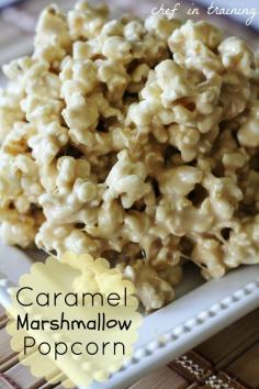 Caramel Marshmallow Popcorn  Tried this tonight for our movie night snack. WIN!