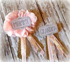 
                    
                        Pink & Gold Baby Shower Badge by EllieKattCollection on Etsy, $9.00
                    
                