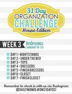 
                    
                        31 Day Organization Challenge: House Edition: Week 3 » Daily Mom
                    
                