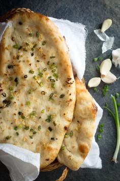 
                    
                        fresh homemade garlic naan
                    
                