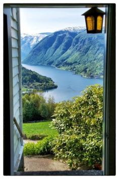 Looking out your front door   : )