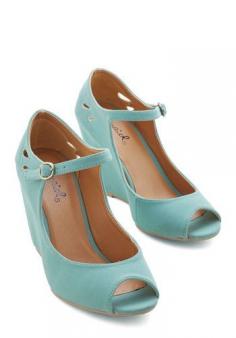 
                    
                        Mind Over Matte Wedge in Sage | Mod Retro Vintage Heels | ModCloth.com
                    
                