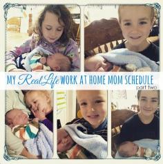 
                    
                        My Real Life Work-at-Home-Mom Schedule: Part Two
                    
                