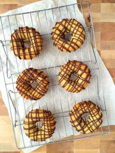 
                    
                        Lemon Yogurt Baked Donuts with Chocolate Drizzle - The Lemon Bowl
                    
                