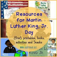 
                    
                        Martin Luther King, Jr. Day is just around the corner. Use these great resources. and combine learning with some fun activities!! :: www.inallyoudo.net
                    
                