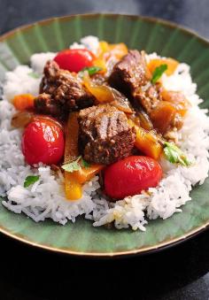 
                    
                        This Coconut Curry Beef is one of those recipes that allows you to prepare it way ahead of time so you can enjoy spending time with people instead of pots and pans.
                    
                