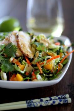 
                    
                        Thai Chicken Chopped Kale Salad @Julia Mueller #letthemeatkale
                    
                