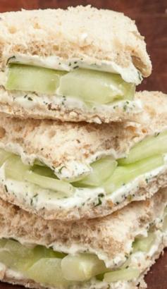 
                    
                        Lemony Cucumber Cream Cheese Sandwiches ~ These Sandwiches are perfect for any kind of shower, party, or gathering. It screams spring and summer, is easy to make, and can be prepared ahead of time!
                    
                