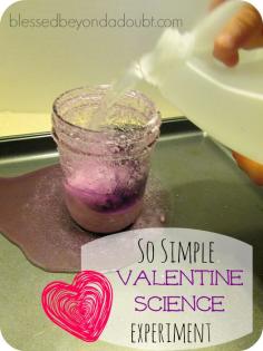 
                    
                        FUN baking soda and vinegar reaction Valentine Science. We discussed the love God has for us.
                    
                