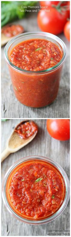 Easy homemade Marinara Sauce Recipe been looking for this. I'm thinking eggplant. Cant wait until they are ready