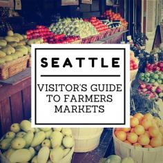 
                    
                        No matter what time of year you visit, or where you book a hotel room in Seattle, you’re never very far away from a farmers market.
                    
                