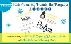 Free Facts About My Friends, the Penguins Reader - Enchanted Homeschooling Mom