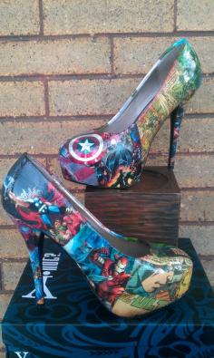 Super hero high heels