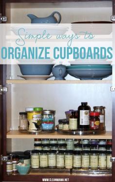 
                    
                        Simple ways to organize kitchen cupboards? Yes, please!
                    
                