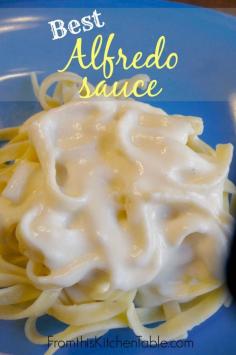 
                    
                        Best Alfredo Sauce | From This Kitchen Table
                    
                