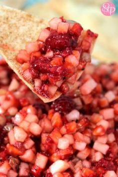 
                    
                        Recipe For Fruit Salsa with Cinnamon Crisps - This is perfect as an appetizer, snack, dessert or really any ol' time of the day. 100 Star Rating it's THAT good and so easy!
                    
                