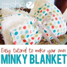 
                    
                        Minky Blanket tutorial
                    
                